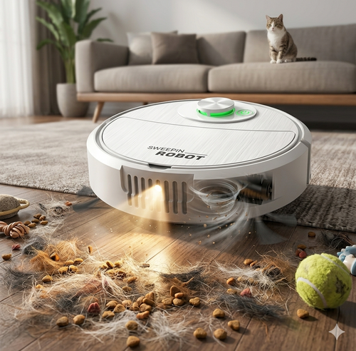 Aspiradora recargable inteligente